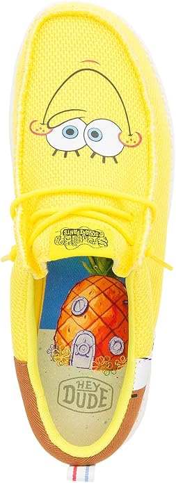 SpongeBob x HEYDUDE Men’s Slip-On Loafers – Comfortable, Lightweight Shoes