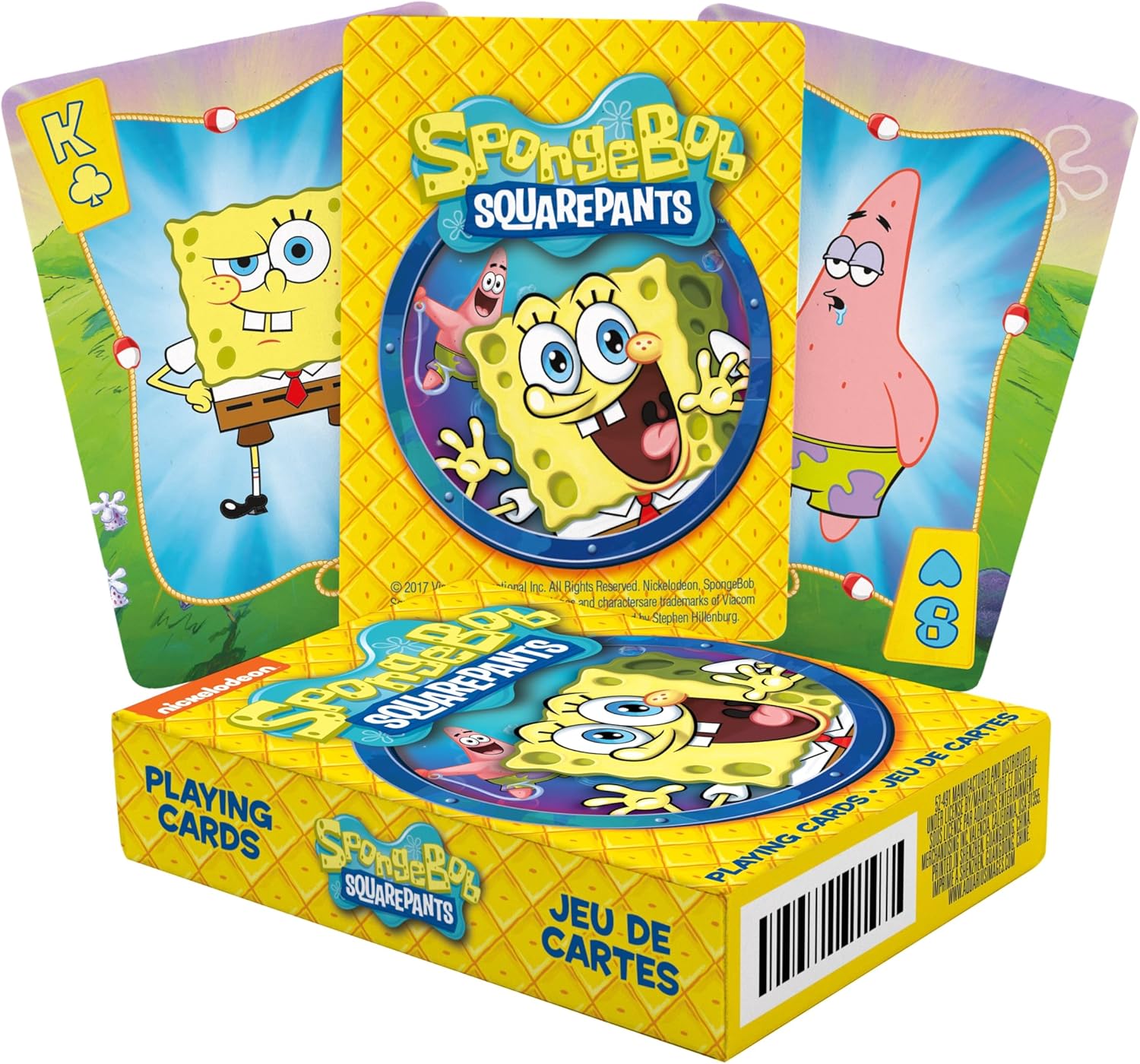Spongebob Playing Cards - Spongebob Squarepants Themed Deck of Cards for Your Favorite Card Games - Officially Licensed Spongebob Merchandise & Collectibles