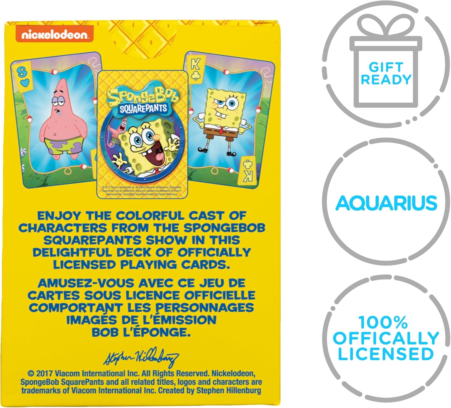 Spongebob Playing Cards - Spongebob Squarepants Themed Deck of Cards for Your Favorite Card Games - Officially Licensed Spongebob Merchandise & Collectibles