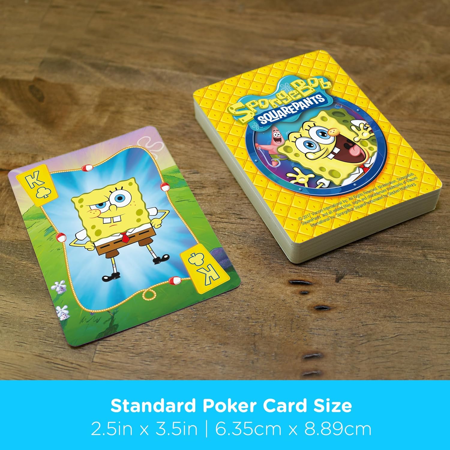 Spongebob Playing Cards - Spongebob Squarepants Themed Deck of Cards for Your Favorite Card Games - Officially Licensed Spongebob Merchandise & Collectibles